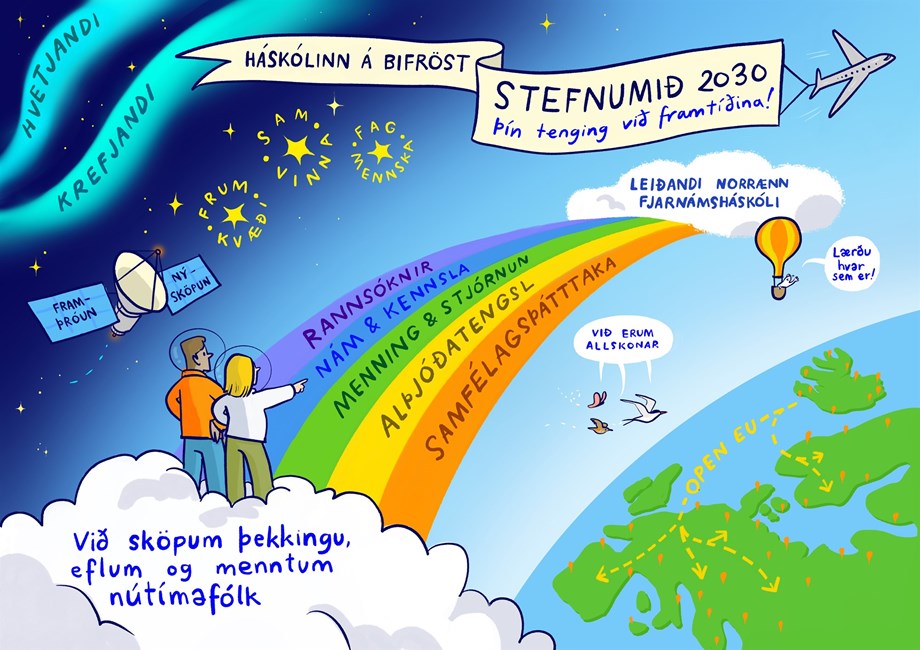 Háskólinn á Bifröst settur í morgun frá Siglufirði 