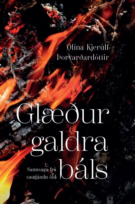 Bókakápa bókarinnar Glæður galdrabáls