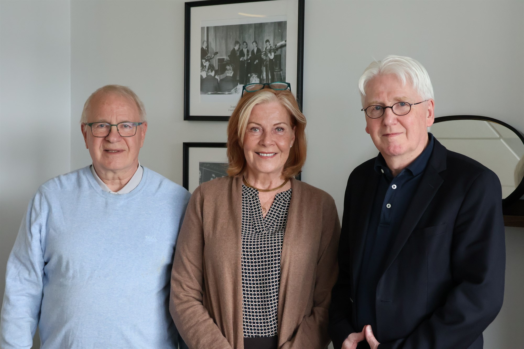 Þrír rektorar, núverandi og fyrrverandi, leggja línurnar við upphaf skólaárs. Vilhjálmur Egilsson, ráðgjafi rektors og stjórnar, Ólína Kjerúlf Þorvarðardóttir, núverandi rektor og Jónas Guðmundsson, formaður Hollvinasamtakanna.