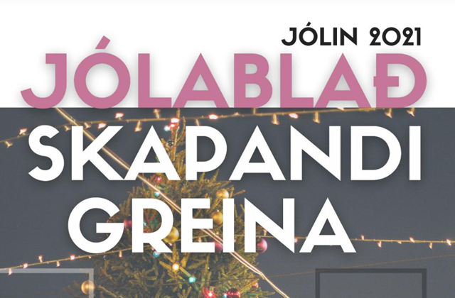 Nemendur í skapandi greinum hafa gefið út brakandi ferskt og skemmtilegt jólablað.