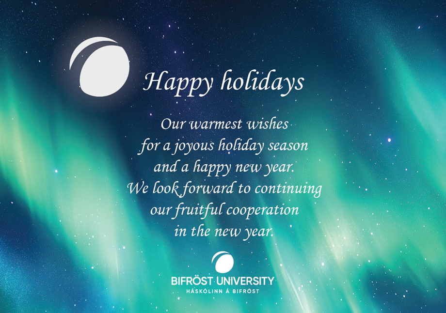 Holiday Greetings from Bifröst University