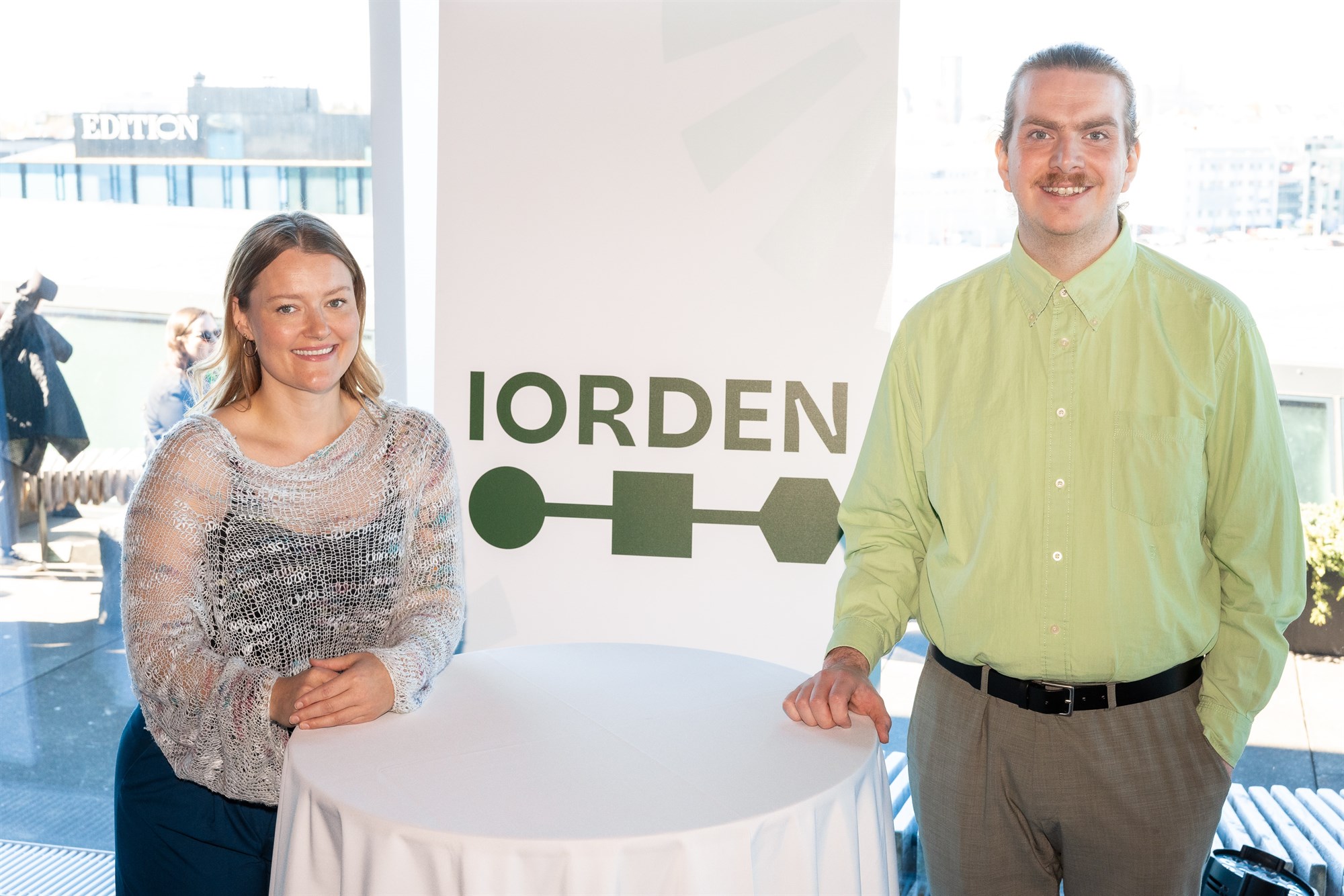 Margeir og Sunna á lokadegi Hringiðu, viðskiptahraðals sem KLAK – Icelandic Startups stendur fyrir.