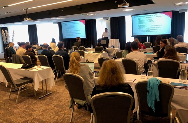 Frá fundi verkefnisins í Gullfossi, fundarsal Fosshótels Reykjavík, í gær.