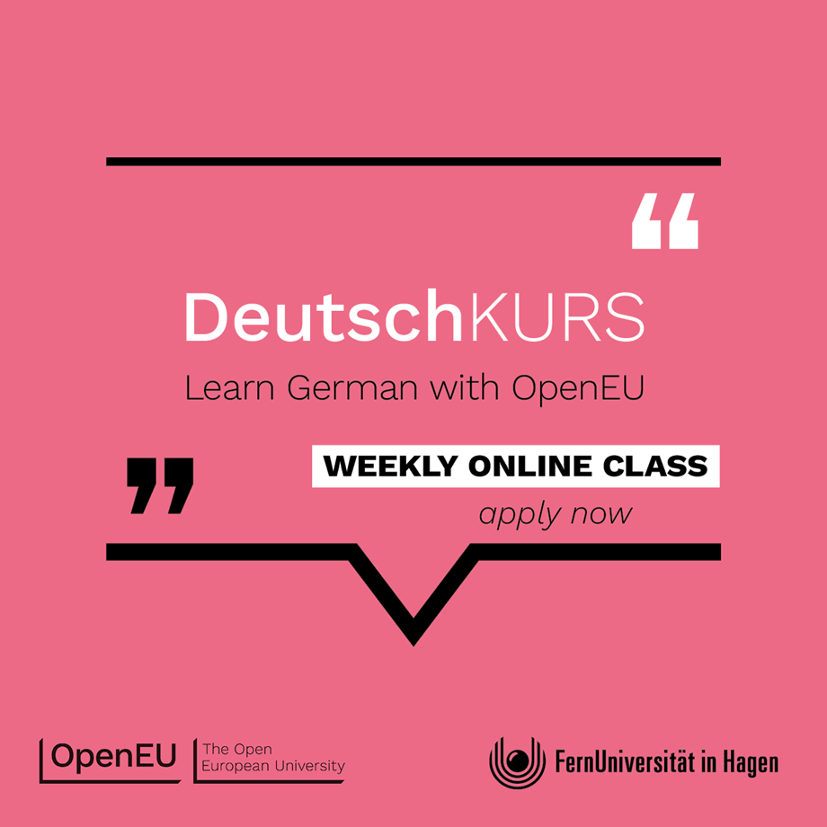 Lærðu þýsku ókeypis með OpenEU