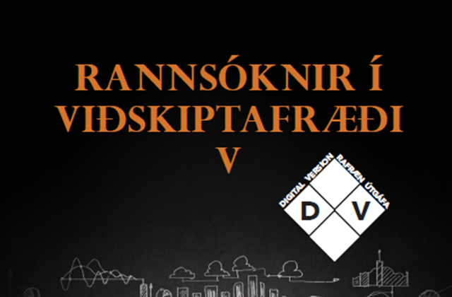 Forsíða bókarinnar Rannsóknir í viðskiptafræði V
