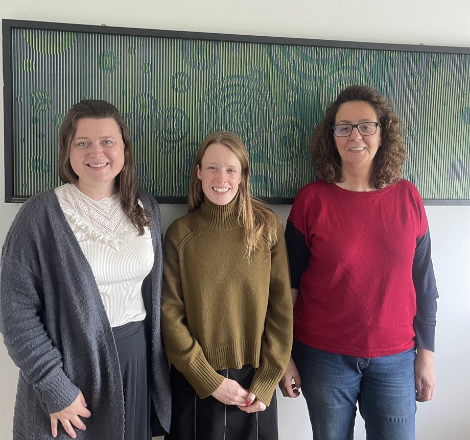 Þorbjörg Daphney prófessor við Listaháskóla Íslands, Lara Hoffman, nýdoktor við Háskóla íslands og Silvia Ferrera, dósent í félagsfræði við Háskólann í Coimbra í Portúgal.