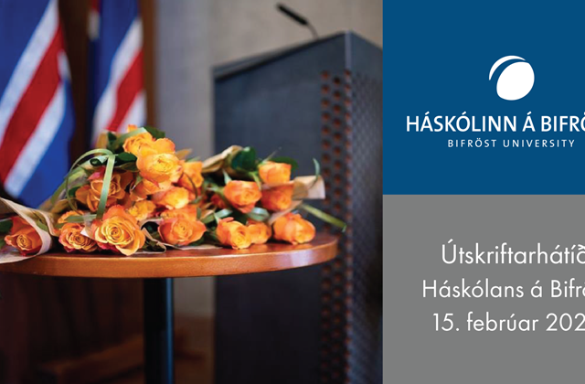 Útskriftarhátíð Háskólans á Bifröst 15. febrúar 2025