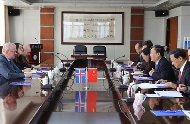 Bifröst University establishes cooperation with the University of Jinan in China and works toward empowering the Icelandic Research Center
